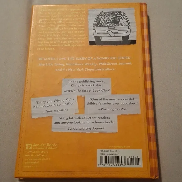 Jeff Kinney Diary Of A Wimpy Kid Book 9 "The Long Haul" - Picture 2 of 7